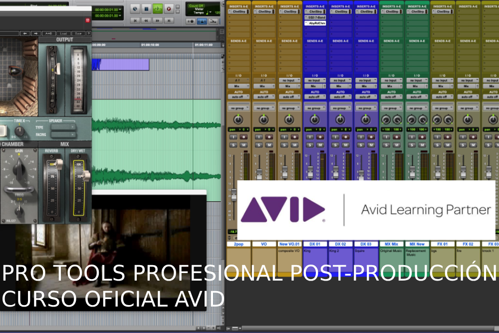 Pro Tools Profesional Postproducci&oacute;n. Curso Oficial Avid | Escuela Microfusa Barcelona
